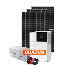 BLUESUN 8KW solar hybrid home system 10KW solar energi system hybrid solar airconditioner system hybrid